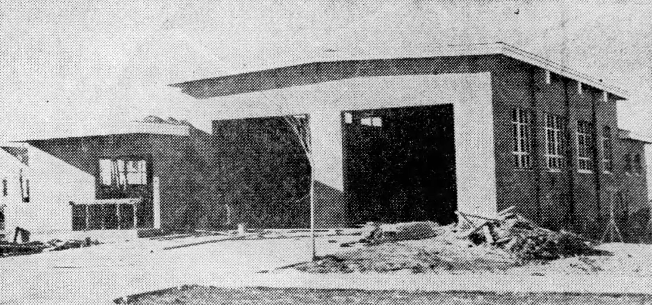 Billings Fire Department Station Four, 1954